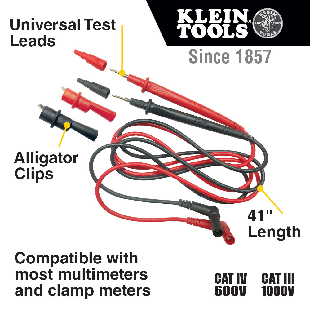 Replacement Test Lead Set, Right Angle | 69410 - Cable Connection & Supply 