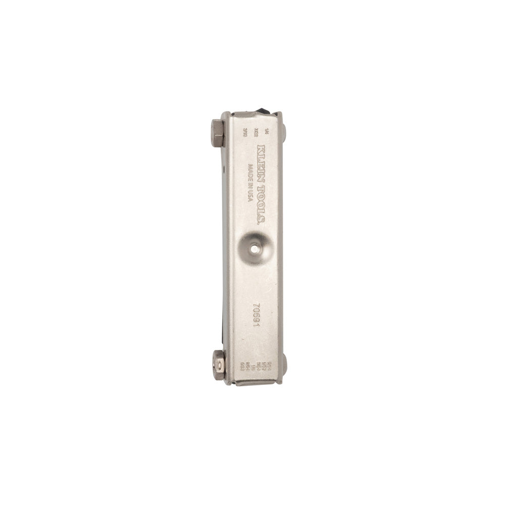 Folding Hex Key Set, 9-Key, SAE Sizes | 70591 - Cable Connection & Supply 