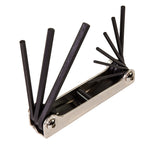 Folding Hex Key Set, 9-Key, SAE Sizes | 70591 - Cable Connection & Supply 