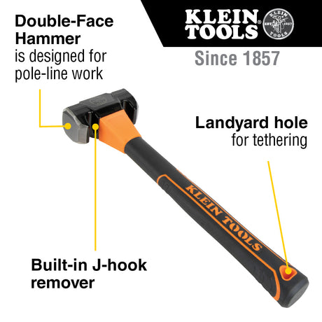 Lineman's Double-Face Hammer | 80936 - Cable Connection & Supply 