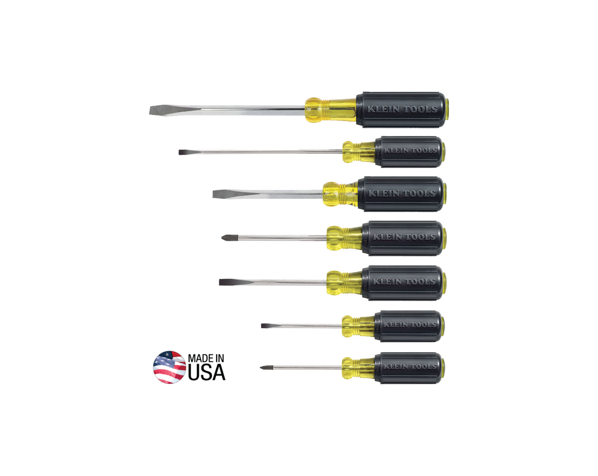 Screwdriver Set, Slotted and Phillips, 7-Piece | 85076 - Cable Connection & Supply 