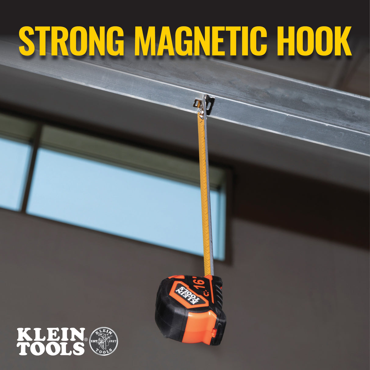 Tape Measure, 16-Foot Magnetic Double-Hook | 9216 - Cable Connection & Supply 