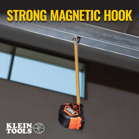 Tape Measure, 16-Foot Magnetic Double-Hook | 9216 - Cable Connection & Supply 