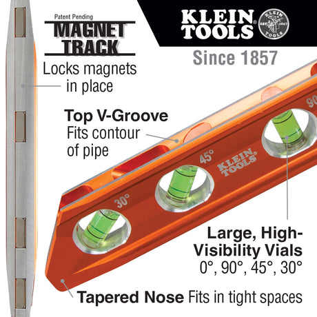 Torpedo Billet Level, Rare-Earth Magnet | 935RB - Cable Connection & Supply 