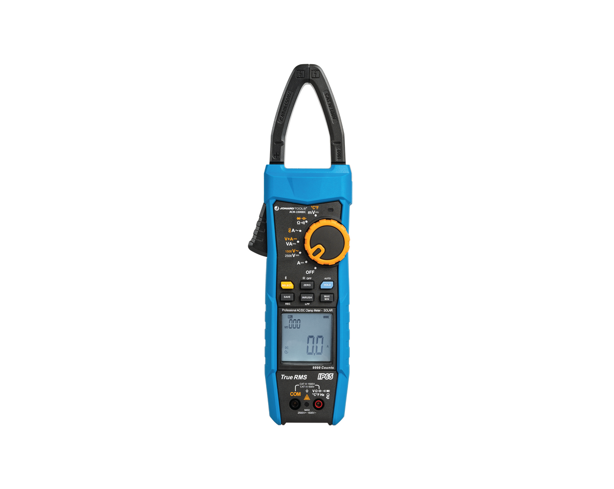 Solar+ Clamp Meter CAT III 1500 V | ACM-1500DC - Cable Connection & Supply 