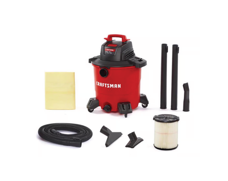 Craftsman 9 gal. Corded Wet/Dry Vacuum 8.3 amps 120 V 4.25 HP | CMXEVBE17590 - Cable Connection & Supply 