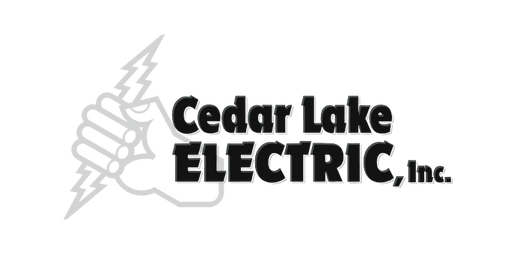 Cedar Lake Electric company logo, representing a local electrical contractor specializing in residential, commercial, and industrial electrical services.