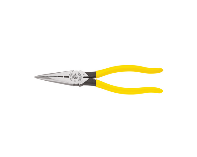 Pliers, Needle Nose Side Cutters with Stripping, 8-Inch | D203-8N - Cable Connection & Supply 