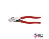 Diagonal Cutting Pliers, High-Leverage, Angled Head, 8-Inch | D238-8 - Cable Connection & Supply 