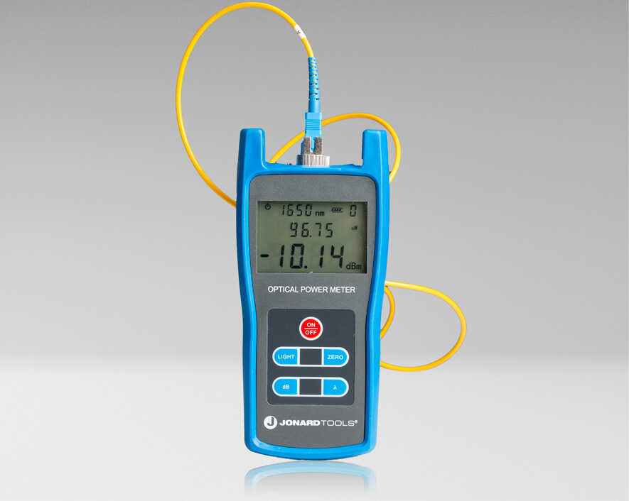 Fiber Optic Power Meter (-50 to +26 dBm) with FC/SC/LC Adapters | FPM-50A - Cable Connection & Supply 