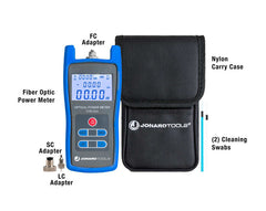 Fiber Optic Power Meter (-50 to +26 dBm) with FC/SC/LC Adapters | FPM-50A - Cable Connection & Supply 