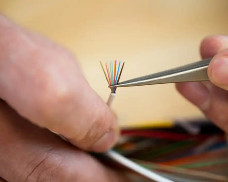 Fiber Optic Tweezers, 5" | FTW-5 - Cable Connection & Supply 
