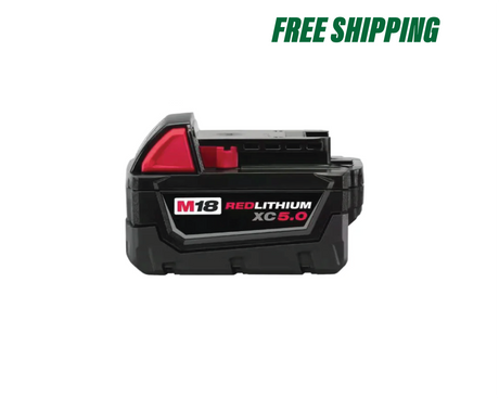 M18 18-Volt 5.0 Ah Lithium-Ion XC Extended Capacity Battery Pack | 48-11-1850 - Cable Connection & Supply 