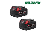 M18 18-Volt Lithium-Ion XC Extended Capacity 5.0 Ah Battery Pack (2-Pack) | 48-11-1852 - Cable Connection & Supply 