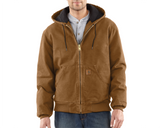 Men's Quilted Flannel-Lined Sandstone Active Jacket | J130 - Cable Connection & Supply 