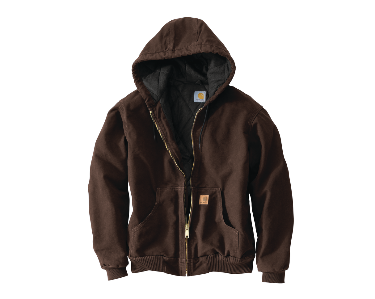 Men's Quilted Flannel-Lined Sandstone Active Jacket | J130 - Cable Connection & Supply 