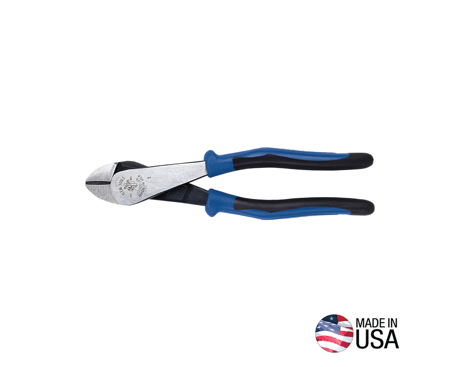 Diagonal Cutting Pliers, Heavy-Duty, Angled Head, 8-Inch | J2000-48 - Cable Connection & Supply 