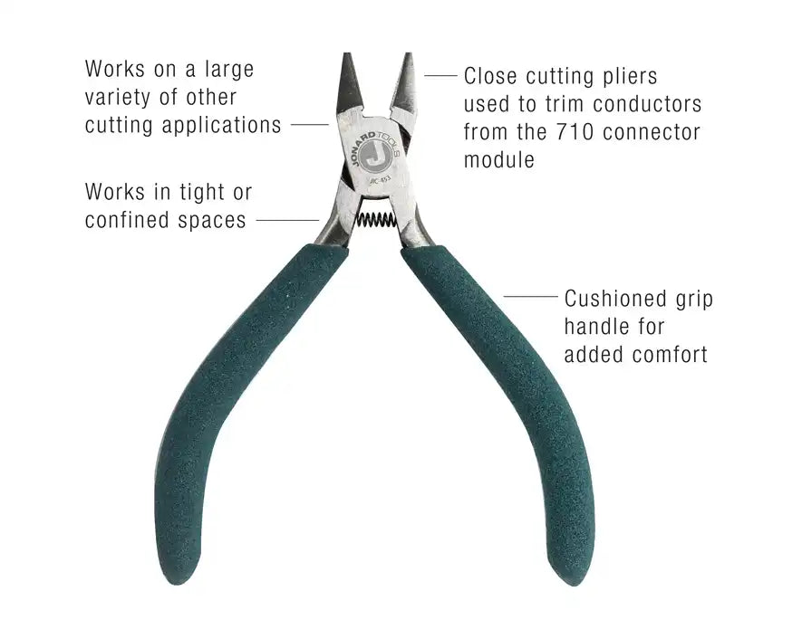 Semi Flush Cut Pliers | JIC-453 - Cable Connection & Supply 