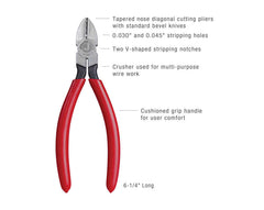 Telecom Diagonal Cutting Pliers, 6-1/4" | JIC-7858 - Cable Connection & Supply 