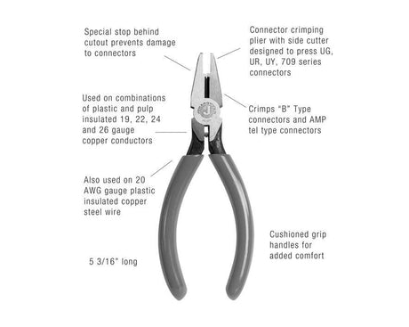 Connector-Crimper Pliers | JIC-891 - Cable Connection & Supply 