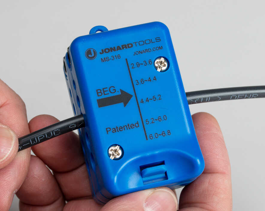 Mid Span Slit & Ring Tool (2.9 mm-6.8 mm) | MS-316 - Cable Connection & Supply 