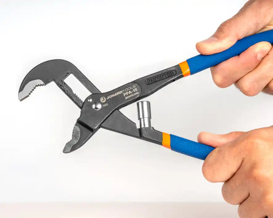 Pump Pliers with Automatic Adjustment, 10" | PPA-10 - Cable Connection & Supply 