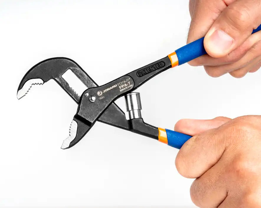 Pump Pliers with Automatic Adjustment, 7" | PPA-7 - Cable Connection & Supply 