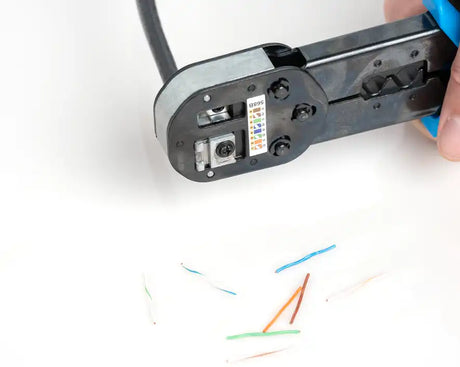 Unshielded RJ45 Passthrough Connector for CAT6A Cable, Pack of 100 | RJ456AUS-100 - Cable Connection & Supply 