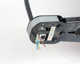 Unshielded RJ45 Passthrough Connector for CAT6A Cable, Pack of 100 | RJ456AUS-100 - Cable Connection & Supply 