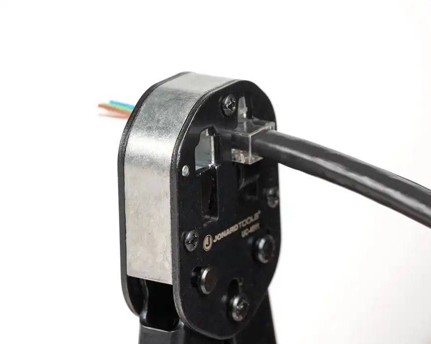 Unshielded RJ45 Passthrough Connector for CAT6A Cable, Pack of 100 | RJ456AUS-100 - Cable Connection & Supply 