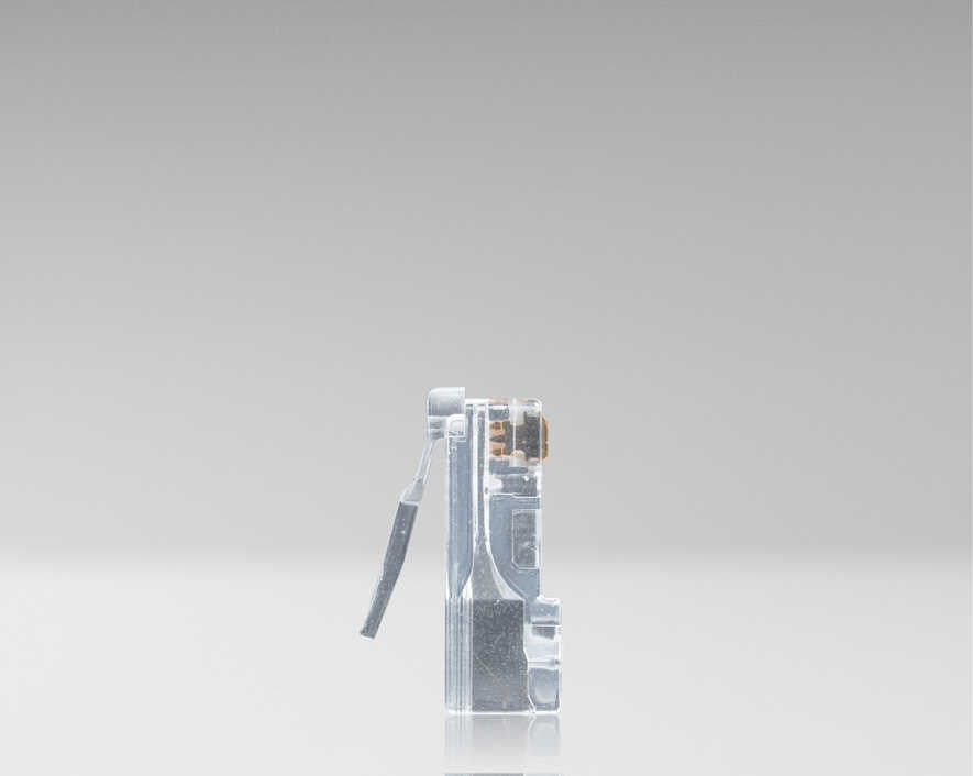 CAT6 RJ45 Pass-Through Connectors (Pack of 100) | RJ45-6100 - Cable Connection & Supply 