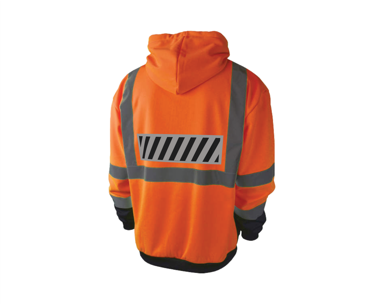 Radians Class 3 Color Blocked Hooded Sweatshirt | SJ01B-3 *Blemished* - Cable Connection & Supply 