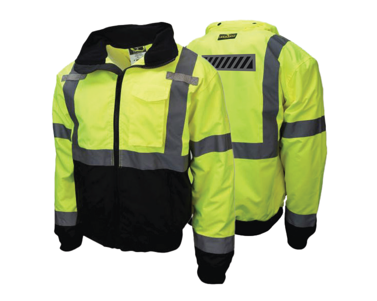 Radians Class 3 Two-in-One High Visibility Bomber Safety Jacket | SJ110B  *Blemished" - Cable Connection & Supply 