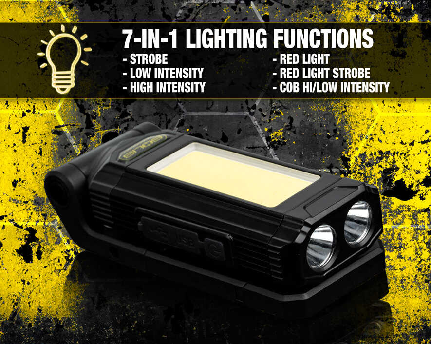 Solis™ Rechargeable 360° Pivoting Worklight | SOL-W1 - Cable Connection & Supply 