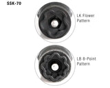 Slam Lock Star Key for LK & LB Patterns | SSK-70 - Cable Connection & Supply 