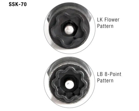 Slam Lock Star Key for LK & LB Patterns | SSK-70 - Cable Connection & Supply 