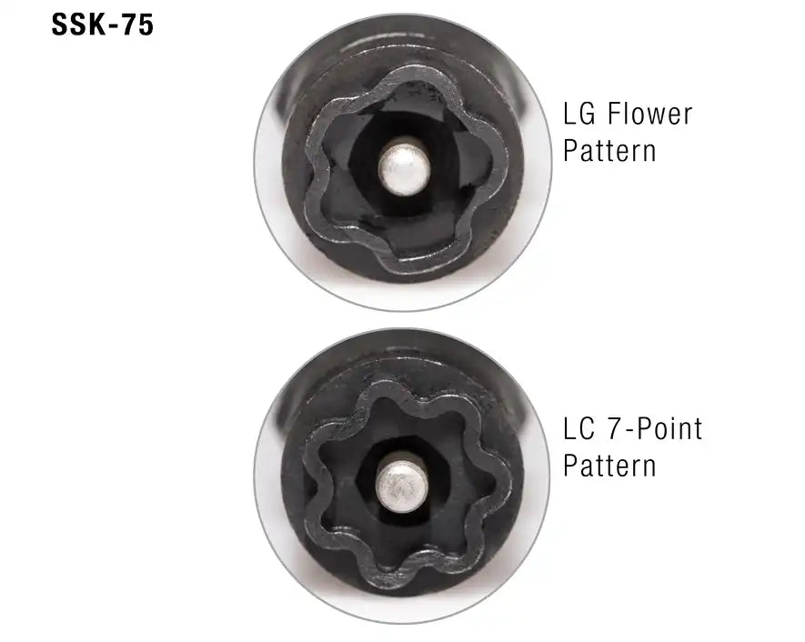 Slam Lock Star Key for LC & LG Patterns | SSK-75 - Cable Connection & Supply 