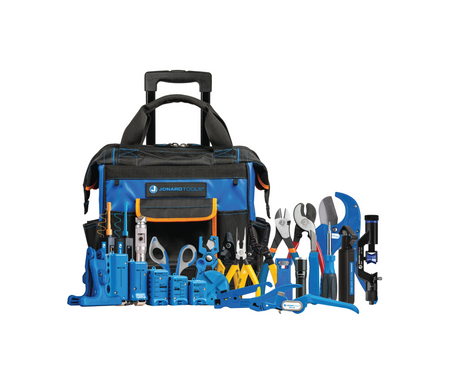 Ultimate Fiber Kit in Rolling Tool Bag | TK-199R - Cable Connection & Supply 