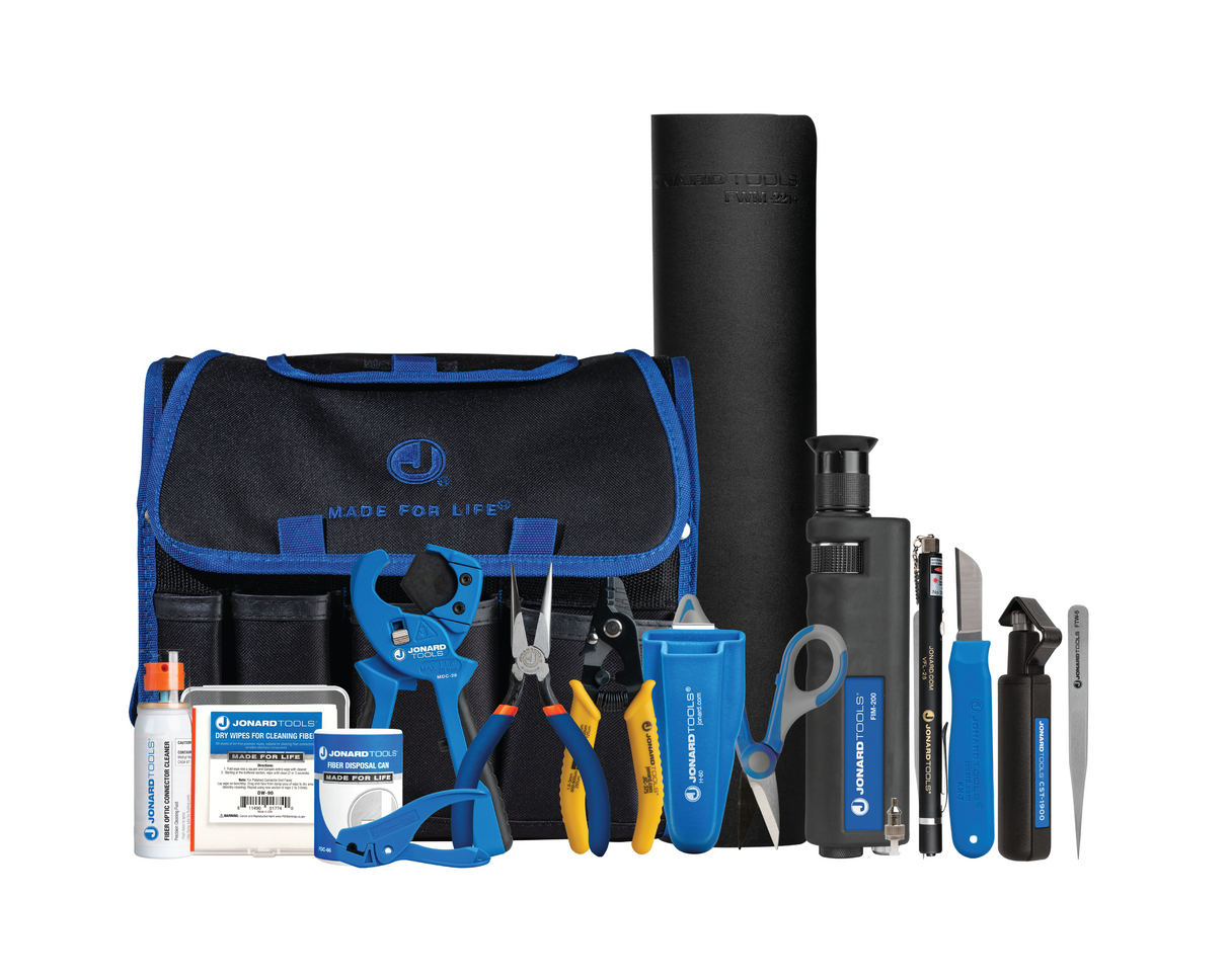 Fiber Optic Prep & Clean Training Kit | TK-615 - Cable Connection & Supply 