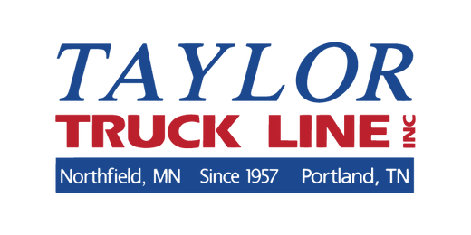Taylor Truck Line company logo, representing a regional and long-haul trucking company known for freight transportation services.