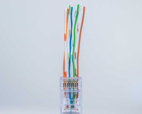 CAT6 RJ45 Pass-Through Connectors (Pack of 50) | RJ45-650 - Cable Connection & Supply 