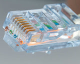 CAT5e RJ45 Pass-Through Connectors (Pack of 50) | RJ45-550 - Cable Connection & Supply 
