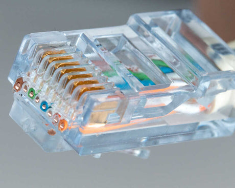 CAT5e RJ45 Pass-Through Connectors (Pack of 50) | RJ45-550 - Cable Connection & Supply 