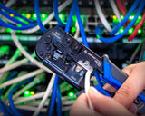 6-in-1 Crimping Tool, RJ45 Pass-through & RJ11/12 Modular | UC-4569 - Cable Connection & Supply 