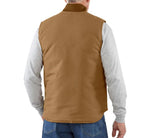 Relaxed Fit Firm Duck Insulated Rib Collar Vest | V01 - Cable Connection & Supply 