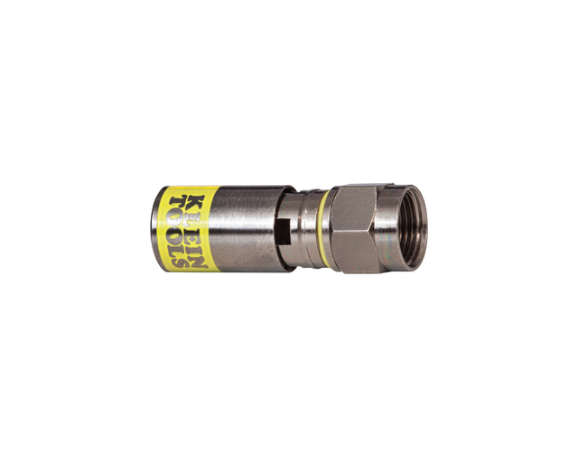 Universal F Compression Connectors RG6/6Q 50-Pack | VDV812-612 - Cable Connection & Supply 