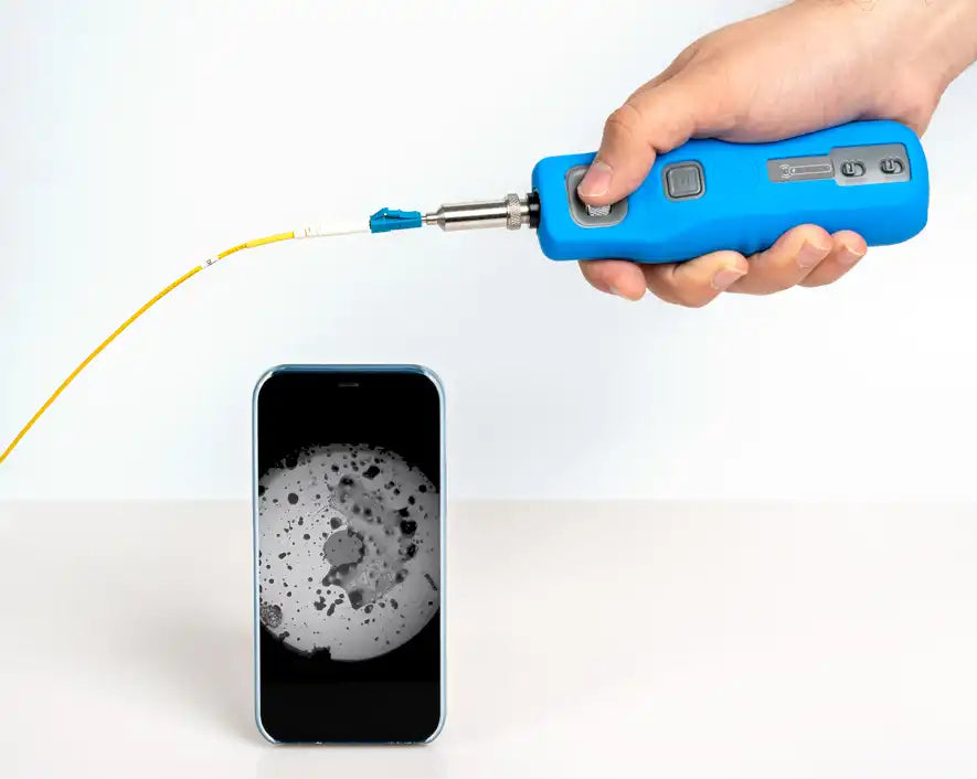 Wireless Fiber Inspection Microscope | WFM-100 - Cable Connection & Supply 