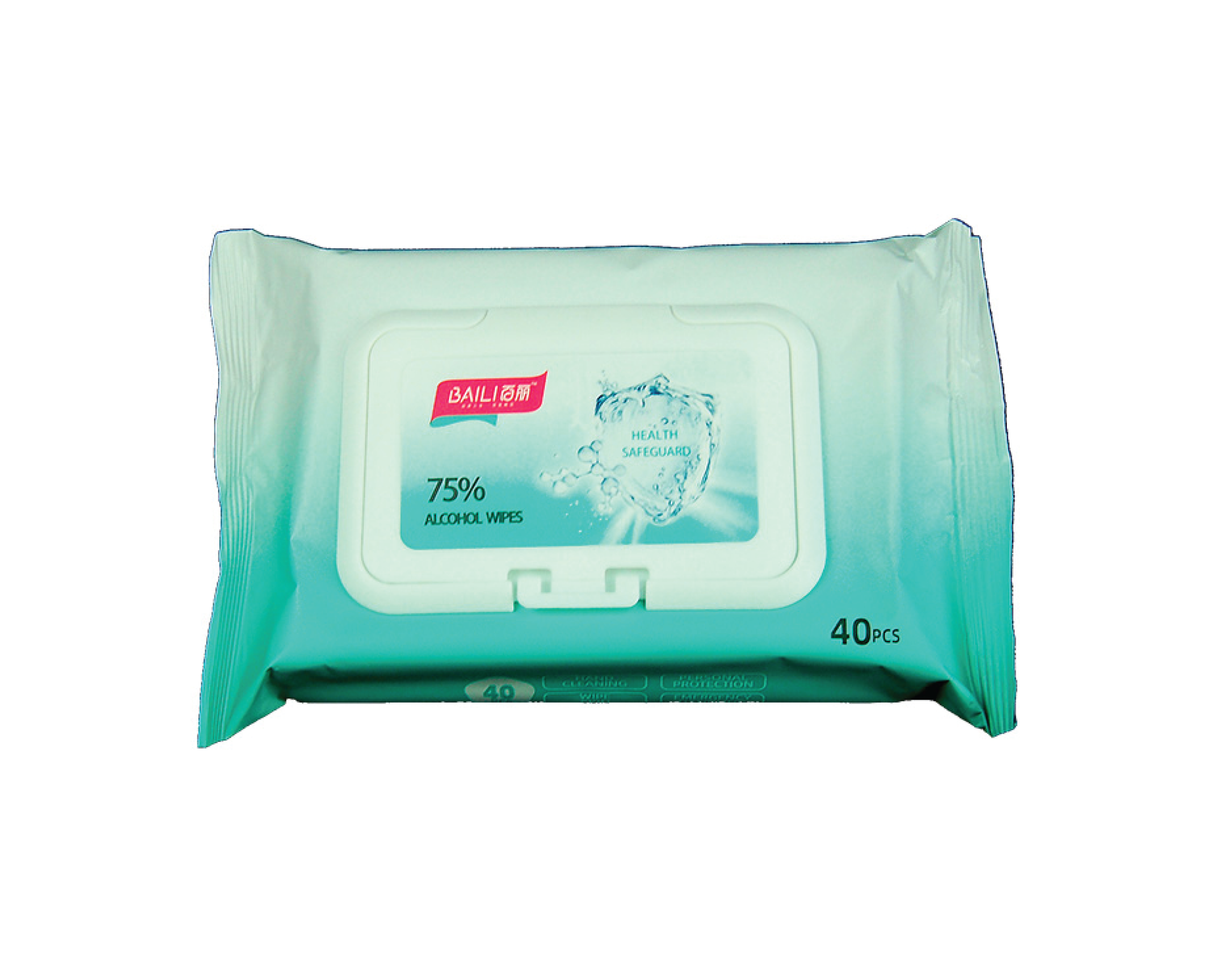 75% Wipes Alcohol  - 40 pk