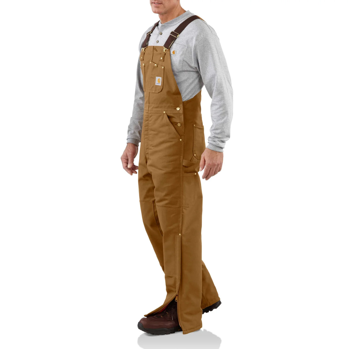 Carhartt Quilt Lined Duck Bib Overal | R02 - Cable Connection & Supply 