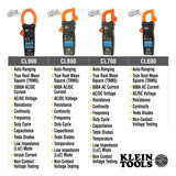 Digital Clamp Meter, AC Auto-Ranging 400 Amp with Temp | CL220 - Cable Connection & Supply 
